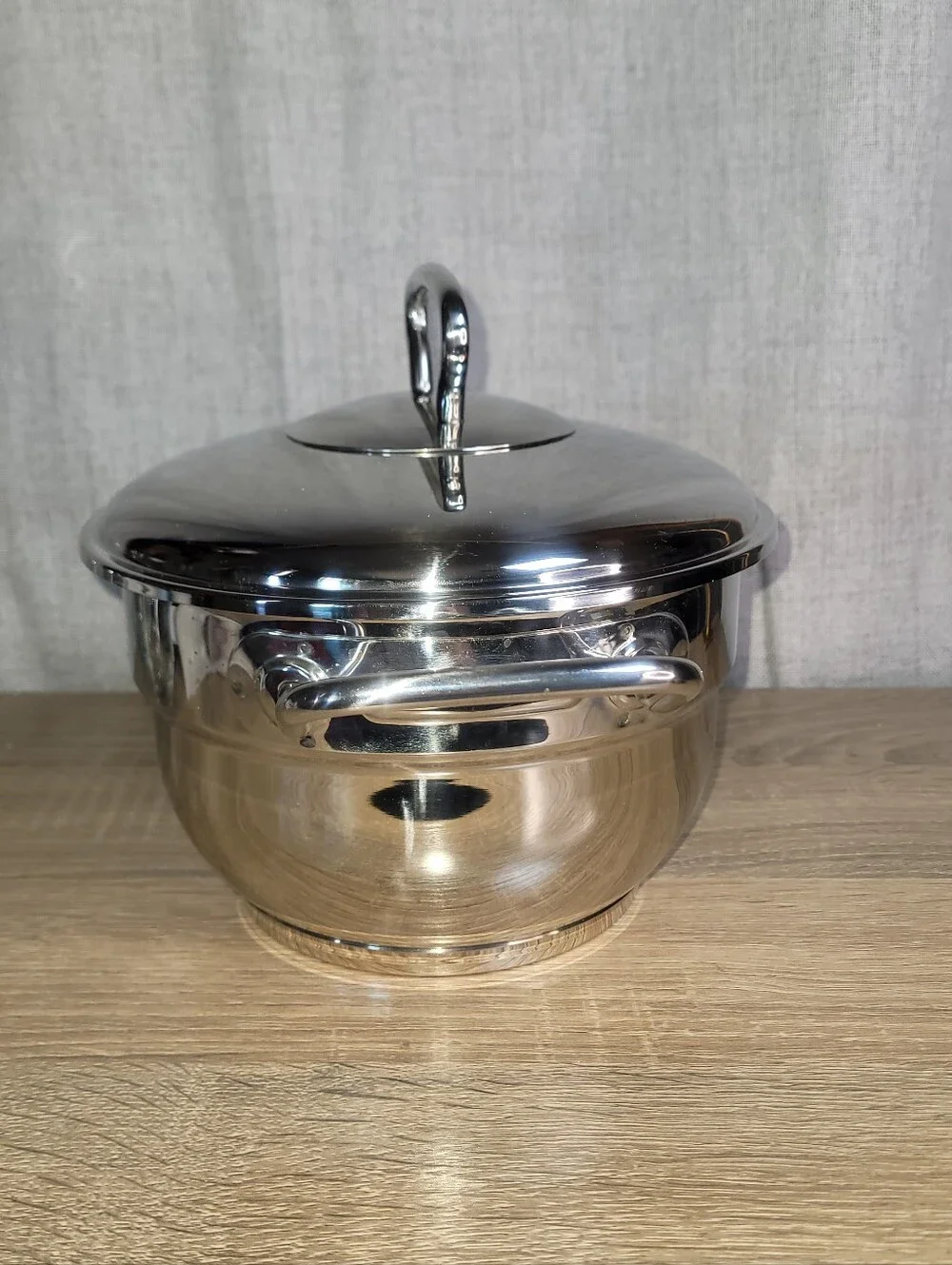 Stainless Steel Stockpot with Lid - Silver Stainless Steel